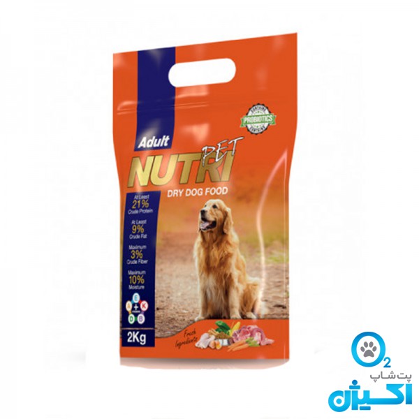 غذای خشک سگ‌ نوتری با ۲۱% پروتئین‌ ۲ کیلویی